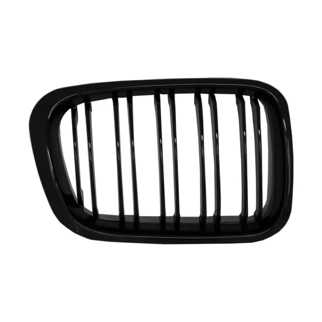 Central Kidney Grilles suitable for BMW 3 Series E46 Non Facelift (1998-09.2001) Double Stripe M Design Piano Black