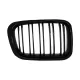 Central Kidney Grilles suitable for BMW 3 Series E46 Non Facelift (1998-09.2001) Double Stripe M Design Piano Black