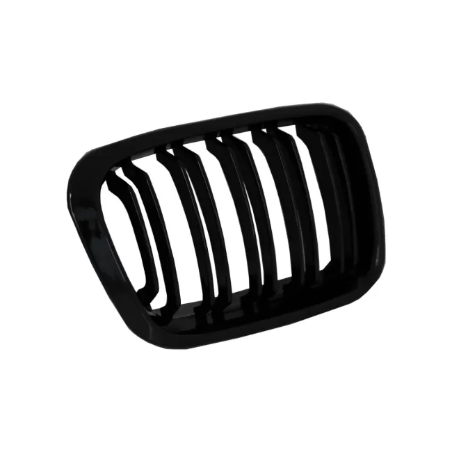 Central Kidney Grilles suitable for BMW 3 Series E46 Non Facelift (1998-09.2001) Double Stripe M Design Piano Black