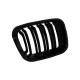 Central Kidney Grilles suitable for BMW 3 Series E46 Non Facelift (1998-09.2001) Double Stripe M Design Piano Black