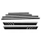 Add On Door Moldings Strips suitable for Mercedes G-Class W463 (1989-2017) with Side Decals Sticker Vinyl Matte Black