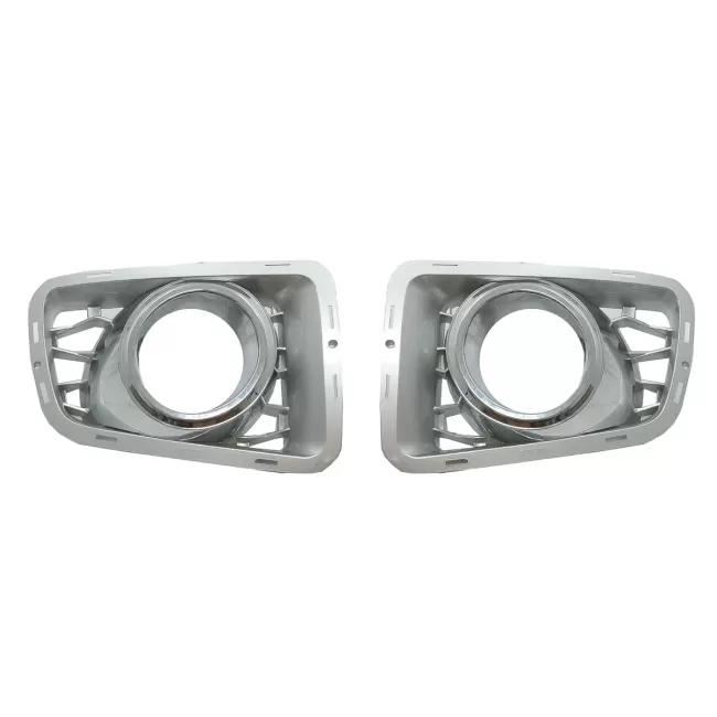 Fog Lamp Covers suitable for Land Rover Range Rover Vogue III L322 (2010-2012) Autobiography Design Silver Edition