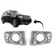 Fog Lamp Covers suitable for Land Rover Range Rover Vogue III L322 (2010-2012) Autobiography Design Silver Edition