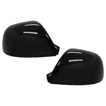 Mirror Covers suitable for VW Amarok (2010-2020) Transporter Multivan T5 Facelift (2010-2015) Transporter T6 (2016-2018) Piano Black