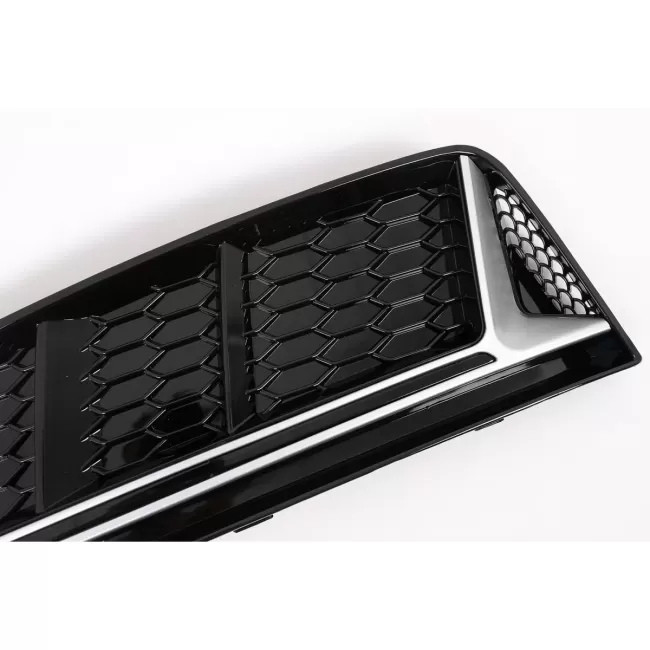 Bumper Lower Grille Covers Side Grilles suitable for Audi A4 B9 Sedan Avant (2016-2018) RS4 Design