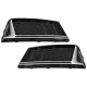 Bumper Lower Grille Covers Side Grilles suitable for Audi A4 B9 Sedan Avant (2016-2018) RS4 Design