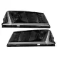 Bumper Lower Grille ACC Covers Side Grilles suitable for Audi A4 B9 Sedan Avant (2016-2018) RS4 Design Silver Edition