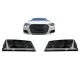 Bumper Lower Grille ACC Covers Side Grilles suitable for Audi A4 B9 Sedan Avant (2016-2018) RS4 Design Silver Edition