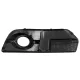 Fog Lamp Covers Side Grilles suitable for Audi Q5 SUV 8R (2008-2011) RS Design Piano Black