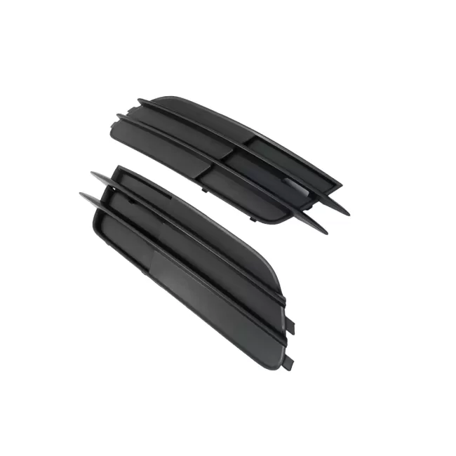 Bumper Lower Grille Covers Side Grilles suitable for Audi A6 C7 4G (2012-2015) Without ACC