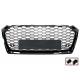 Badgeless Front Grille suitable for Audi A5 F5 (2017-2019) RS Design Piano Black