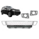 Front Bumper Lower Grille with Fog Lamp Covers suitable for Land Range Rover Vogue III L322 (2010-2012) Autobiography Design Chrome