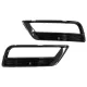 Side Grilles Front Bumper suitable for VW Golf VII 7 (2013-2017) R-Line Design Piano Black