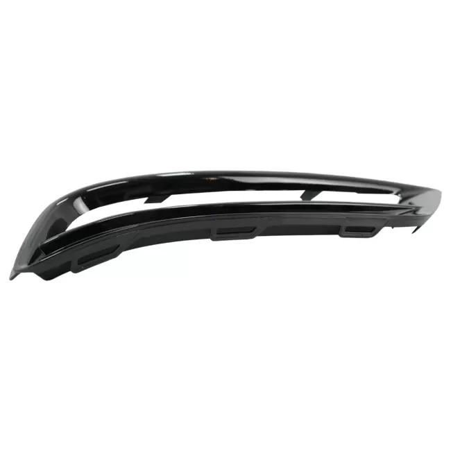 Side Grilles Front Bumper suitable for VW Golf VII 7 (2013-2017) R-Line Design Piano Black