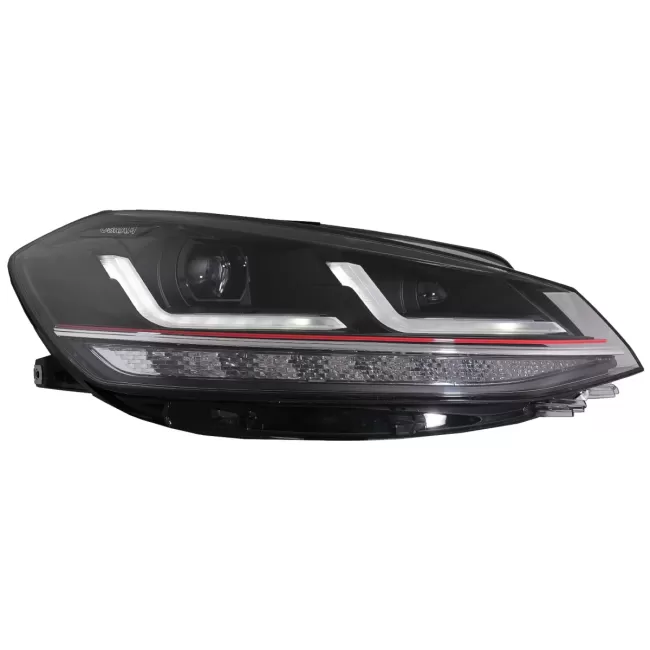 Osram Full LED Headlights LEDriving suitable for VW Golf 7.5 Facelift (2017-2020) GTI Look upgrade for Halogen with Dynamic Sequential Turning Lights