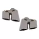 Exhaust Muffler Tips Tailpipes suitable for Audi Q5 8R (11.2008-2016) SQ5 Design Chrome