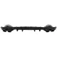 Rear Bumper Diffuser with Exhaust Muffler Tips suitable for Mercedes C-Class W205 S205 Sport Line (2014-2020) C43 Design