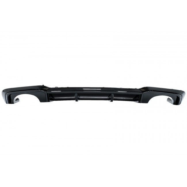 Rear Bumper Valance Diffuser suitable for Audi A3 8V Facelift (2016-2019) Sedan Cabrio RS3 Design only S-line Bumper Piano Black