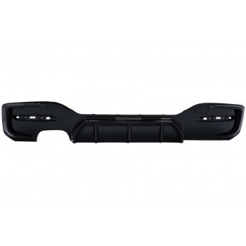 Rear Bumper Spoiler Valance Diffuser Left Double Outlet suitable for BMW 1 Series F20 F21 LCI (2015-2019) Piano Black