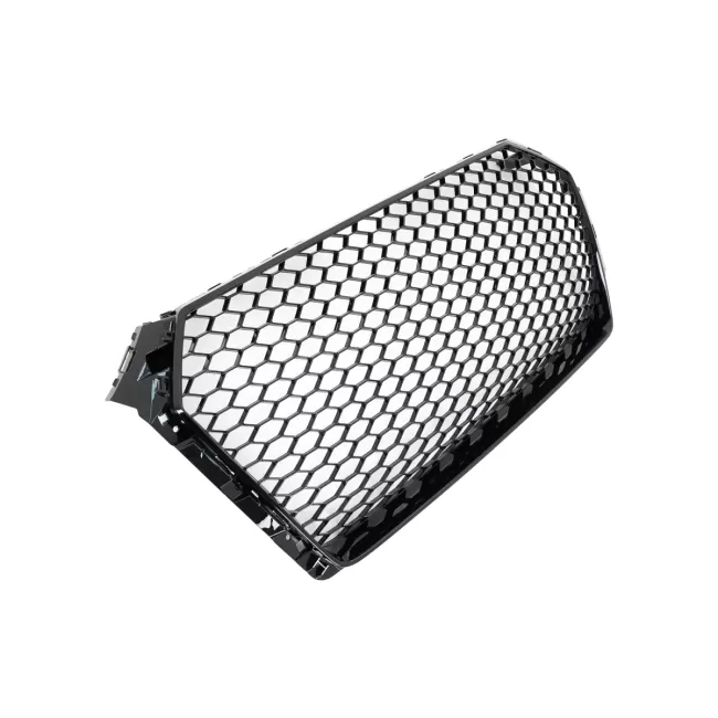 Front Grille suitable for Audi A4 B9 8W (2016-2018) Sedan Avant RS Design Glossy Black