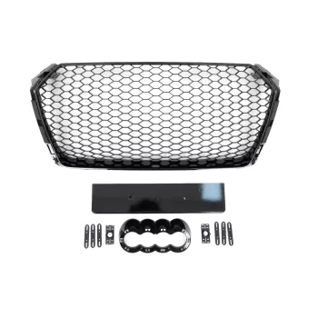 Front Grille suitable for Audi A4 B9 8W (2016-2018) Sedan Avant RS Design Glossy Black