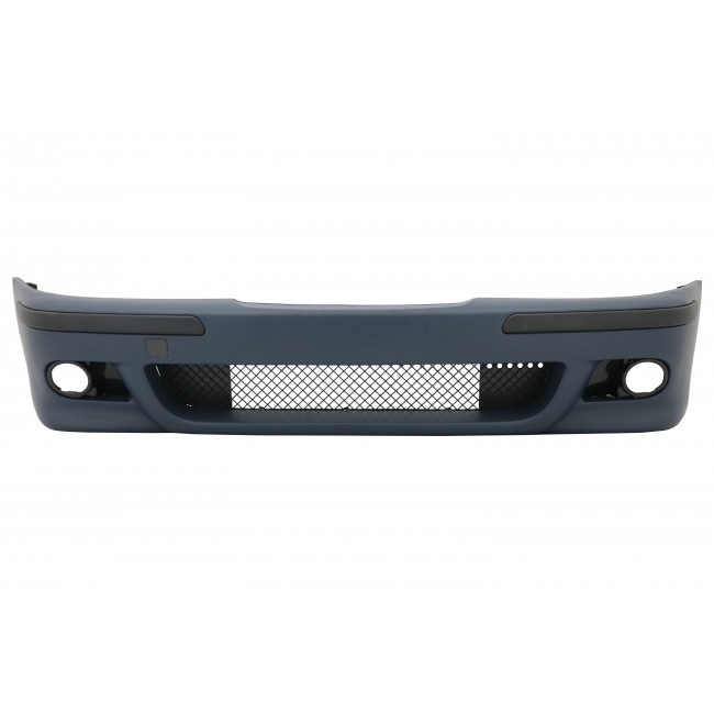 Front Bumper suitable for BMW 5 Series E39 (1995-2003) M5 Look with Central Grille Double Stripe Piano Black