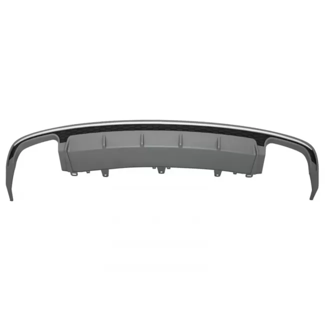 Rear Bumper Valance Diffuser suitable for Audi A6 4G Facelift Limousine Avant (2015-2018) S6 Design