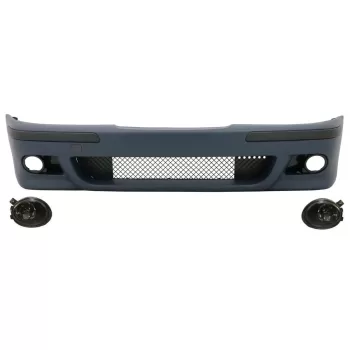 Front Bumper suitable for BMW 5 Series E39 (1995-2003) with Fog Lights Smoke Lens M5 Look