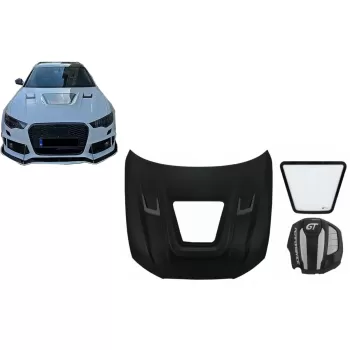 Hood Bonnet with Engine Cover suitable for Audi A6 C7 4G (2012-2018) GT Design