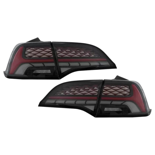LED Taillights suitable for Tesla Model 3 (2017-2022) Model Y (2020-2022) with Dynamic Turning Lights