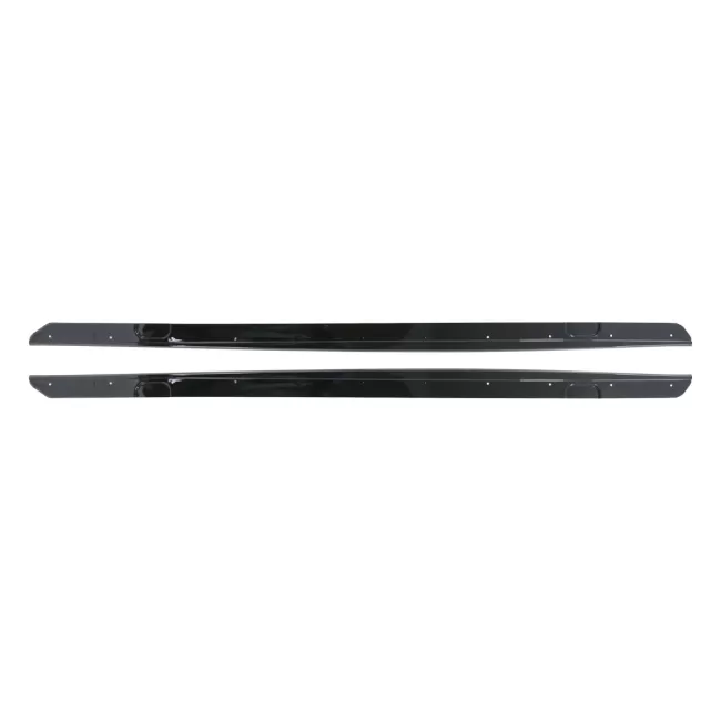 Side Skirts Lip Extensions suitable for BMW 2 Series F22 F23 Coupe Convertible (2014-Up) M-Sport Look Piano Black Add-on