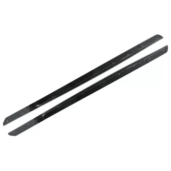 Side Skirts Lip Extensions suitable for BMW 2 Series F22 F23 Coupe Convertible (2014-Up) M-Sport Look Piano Black Add-on