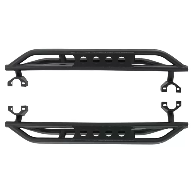 Running Boards Side Steps Nerf Bars suitable for Jeep Wrangler Rubicon JK (2007-2017) 2 Doors Iron