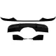 Body Kit Front Bumper Lip and Air Diffuser suitable for BMW X5 F15 (2014-2018) Aero Package M Technik Sport Piano Black