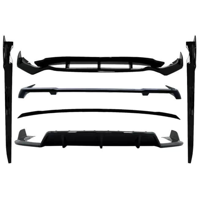 Aero Body Kit suitable for BMW X5 G05 (2018-2022) M-Tech Black Knight Design Piano Black