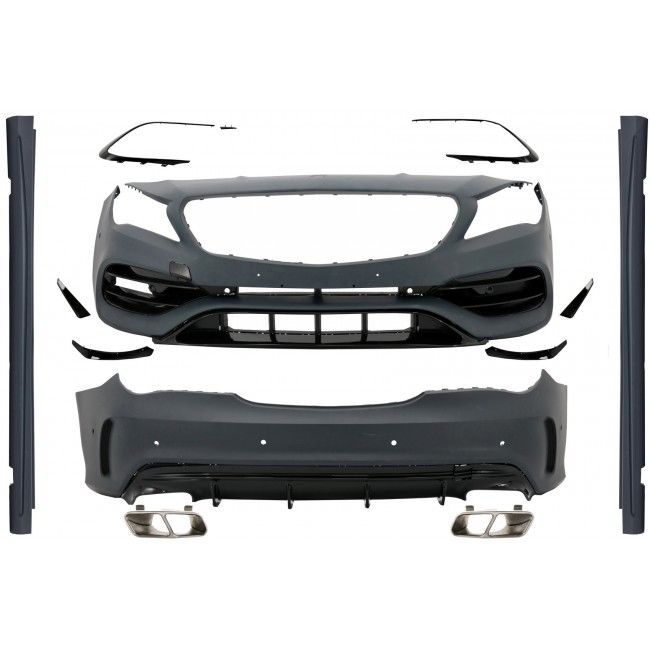 Complete Body Kit suitable for Mercedes CLA C117 W117 (2013-2018) Facelift CLA45 Design