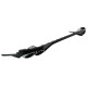 Rear Bumper Spoiler Valance Diffuser Double Outlet suitable for Audi Q8 S-Line (2018-2023) Silver Tips