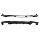 Rear Bumper Valance Diffuser with Spoiler Lip suitable for Audi A3 8V Facelift (2017-2019) Sedan Cabrio RS3 Design only S-line Bumper Piano Black