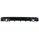 Rear Diffuser with Exhaust Tips suitable for Mercedes E-Class C238 A238 AMG Sport Line Coupe Cabrio (2016-2019) E63 Night Package Design