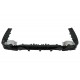Rear Diffuser with Exhaust Tips suitable for Mercedes E-Class C238 A238 AMG Sport Line Coupe Cabrio (2016-2019) E63 Night Package Design