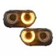 LED Headlights suitable for Dodge Challenger (2015-2023) Black RGB Lights