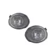 Front Bumper with Fog Lights Clear Chrome suitable for BMW 5 Series E39 (1995-2003) M5 Look