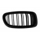 Central Grilles Kidney Grilles suitable for BMW 5 Series F10 F11 (2010-2017) Double Stripe M Design Piano Black