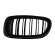 Central Grilles Kidney Grilles suitable for BMW 5 Series F10 F11 (2010-2017) Double Stripe M Design Piano Black