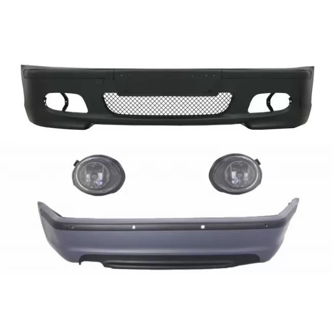 Body Kit suitable for BMW 3 Series E46 Sedan (1998-2004) Bumper With PDC and Fog Lights M-Technik Design