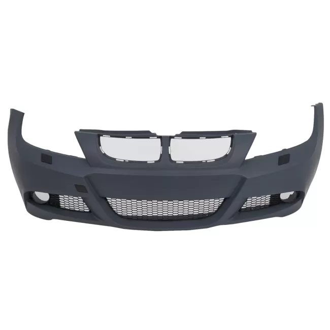 Body Kit suitable for BMW 3 Series E90 (2005-2008) M-Technik Kidney Grilles Double Stripe M Design Piano Black