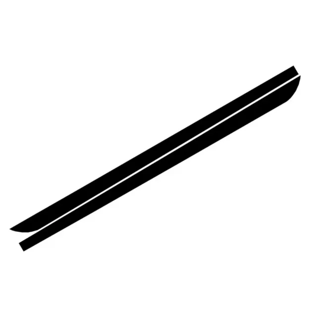 Side Decals Sticker Vinyl Matte Black suitable for BMW 5 Series F10 F11 (2011-Up) M-Performance Design