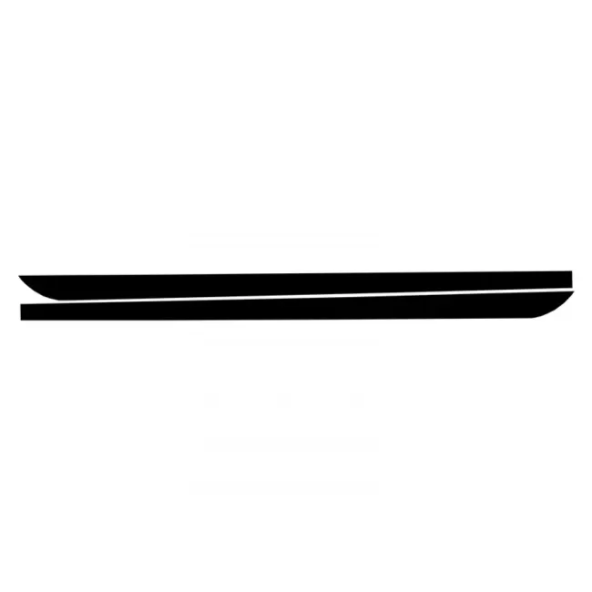 Side Decals Sticker Vinyl Matte Black suitable for BMW 5 Series F10 F11 (2011-Up) M-Performance Design