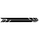 Side Decals Sticker Vinyl Black suitable for VW Golf 5 6 7 V VI VII (2003-up)