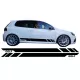 Side Decals Sticker Vinyl Black suitable for VW Golf 5 6 7 V VI VII (2003-up)